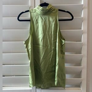 Sleek Green Sleeveless Top
